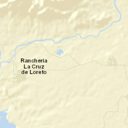 La Cruz de Loreto Street Map