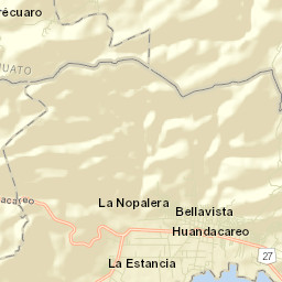 Huandacareo Street Map