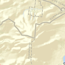 Piñícuaro Street Map