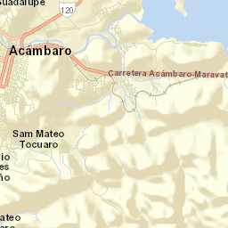 Acámbaro Street Map