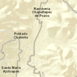 Santa María Ajoloapan Street Map