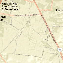 La Colonia Street Map