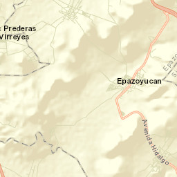 Epazoyucan Street Map