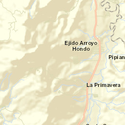 Arroyo Hondo Street Map
