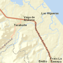 Las Higueras Street Map