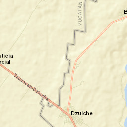 Dziuche Street Map