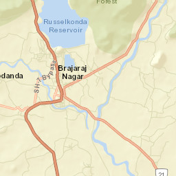 Bhanjanagar Street Map