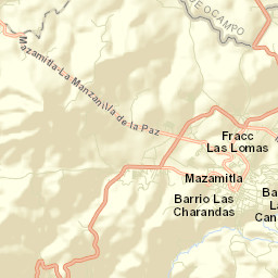 Amacueca Municipality Street Map