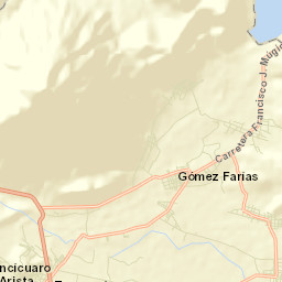 Etúcuaro Street Map