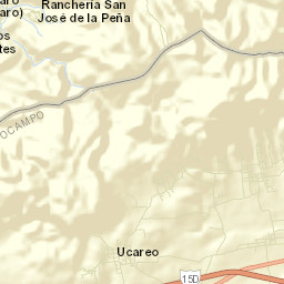 Ucareo Street Map