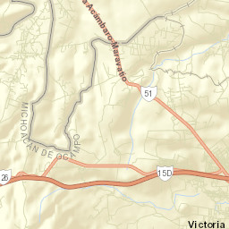 Tziritzícuaro Street Map