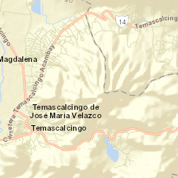 La Magdalena Street Map