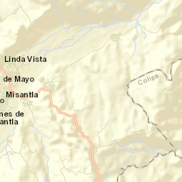 Misantla Street Map