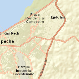 Campeche Street Map