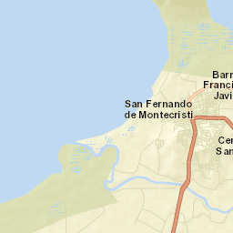 San Fernando de Monte Cristi Street Map
