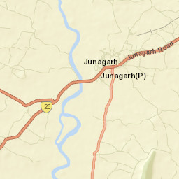 Junagarh Street Map