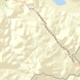 Valle de Juárez Street Map