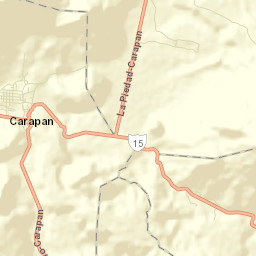 Carapán Street Map