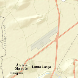 Lázaro Cárdenas (La Purísima) Street Map