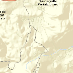 Santiago Puriatzícuaro Street Map