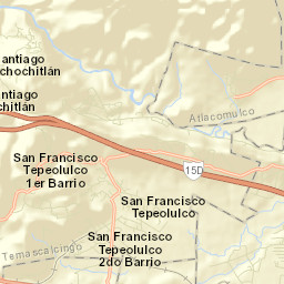 San Francisco Tepeolulco Street Map