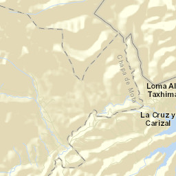 La Cruz y Carrizal Street Map