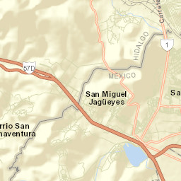 Unidad San Miguel Jagüeyes Street Map