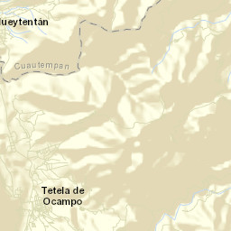 Tetela de Ocampo Street Map