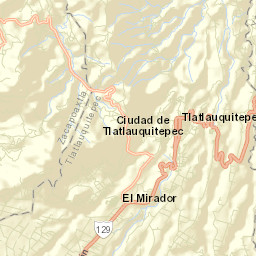 Ciudad de Tlatlauquitepec Street Map