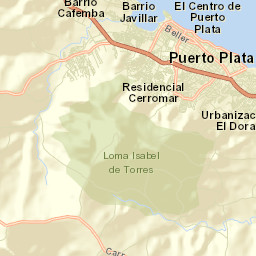 Puerto Plata Street Map