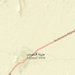Akjoujt Street Map