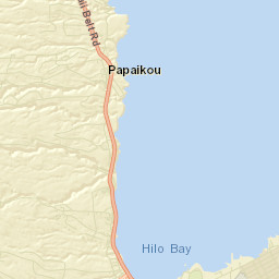 Pāpa‘ikou Street Map