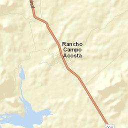 Campo Acosta Street Map