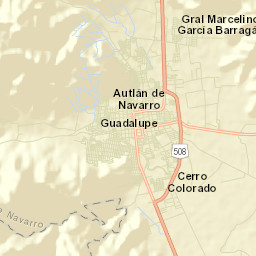 Autlán de Navarro Street Map