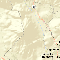 Tacátzcuaro Street Map
