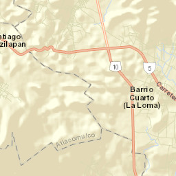 Barrio Cuarto (La Loma) Street Map
