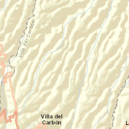 Villa del Carbón Street Map