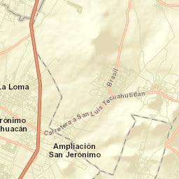 San Miguel Atlamajac Street Map