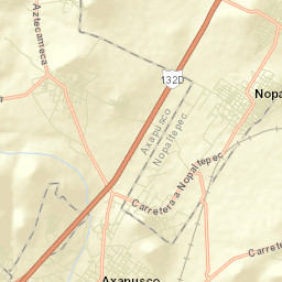 Nopaltepec Street Map