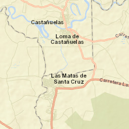 Las Matas de Santa Cruz Street Map