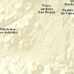 Purificación Street Map