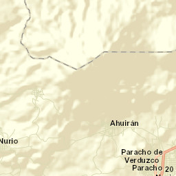 Ahuirán Street Map