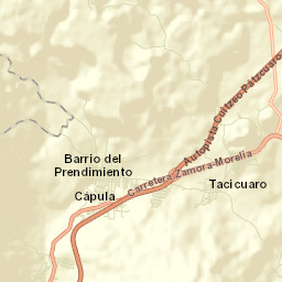 Tacicuaro Street Map