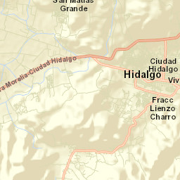 Ciudad Hidalgo Street Map
