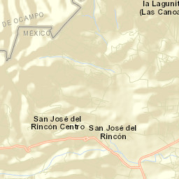 San Miguel del Centro Street Map
