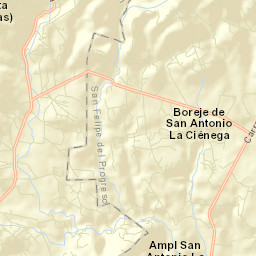 Ejido la Soledad Street Map
