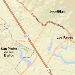 Barrio la Tenería Street Map