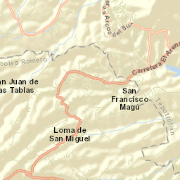 Loma de Guadalupe (La Biznaga) Street Map
