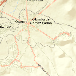 San Martín Ahuatepec Street Map