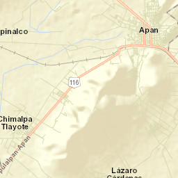 Apan Street Map